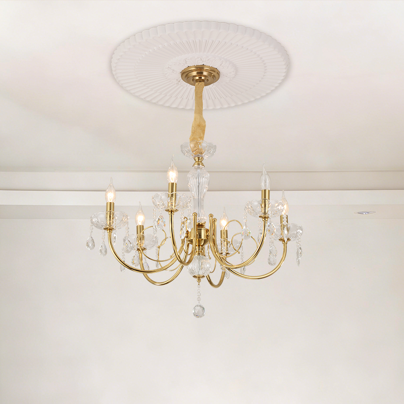 法式宮廷吊燈輕奢客廳主燈水晶燈2026新款高級別墅公寓臥室餐
