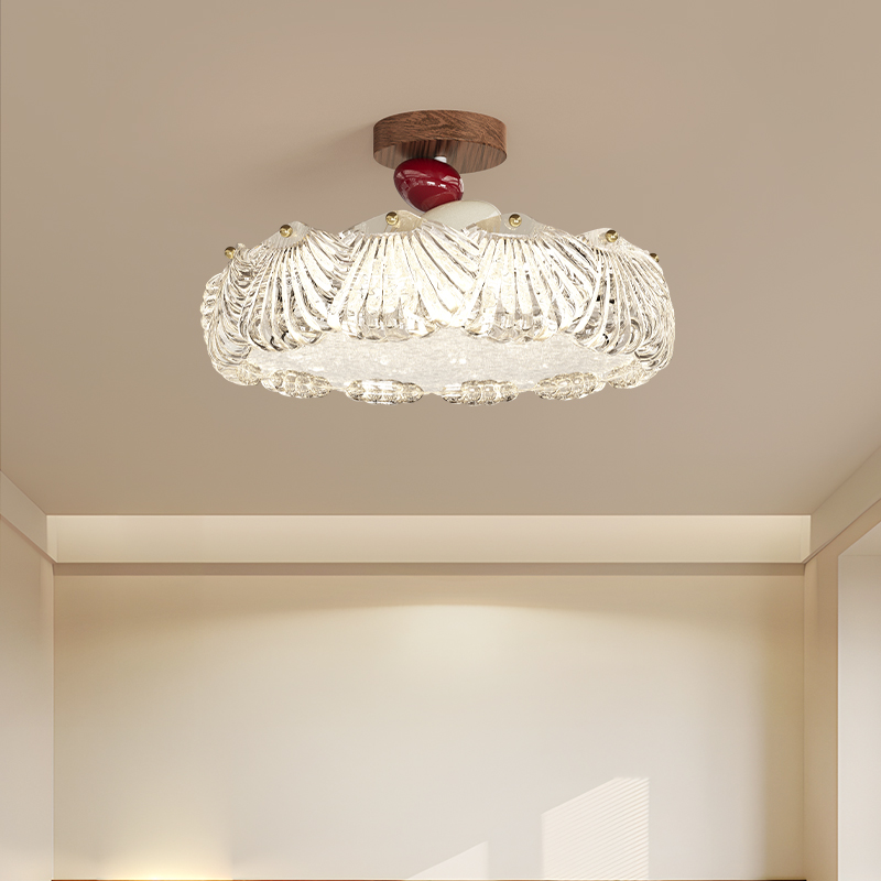 LED玻璃吸頂燈餐廳客廳臥室現代簡約燈具