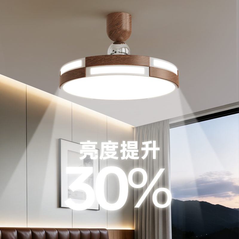 LED吊扇吸頂燈 餐廳客廳臥室現代簡約燈具