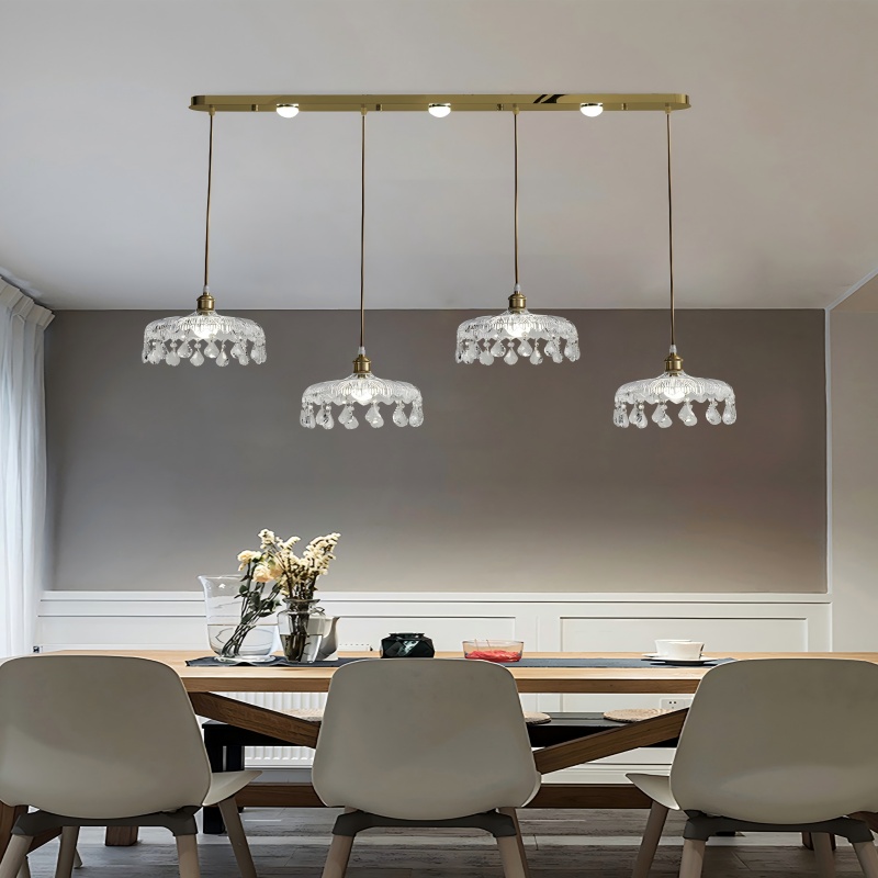 複古法式輕奢水晶玻璃吊燈臥室床頭玄關過道走廊陽台小吊燈H款