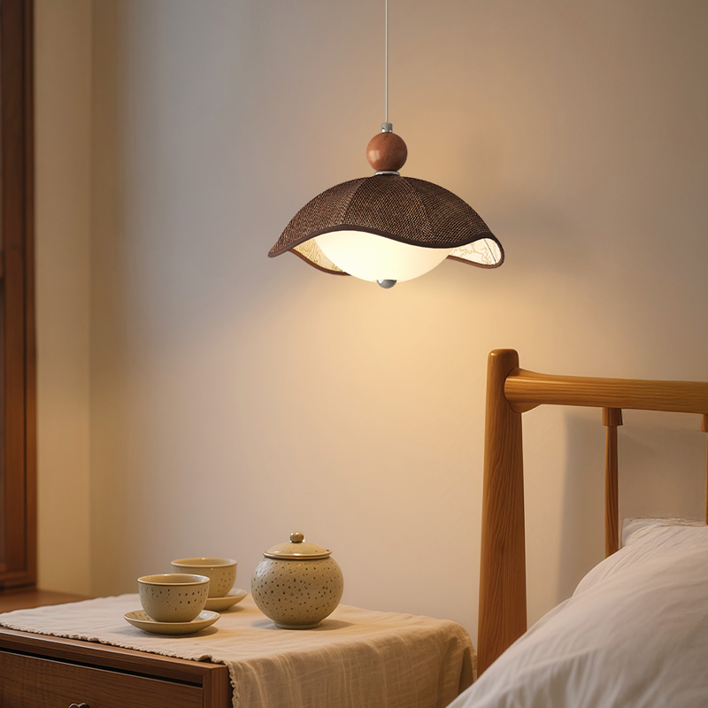床頭小吊燈宋式美學中古風