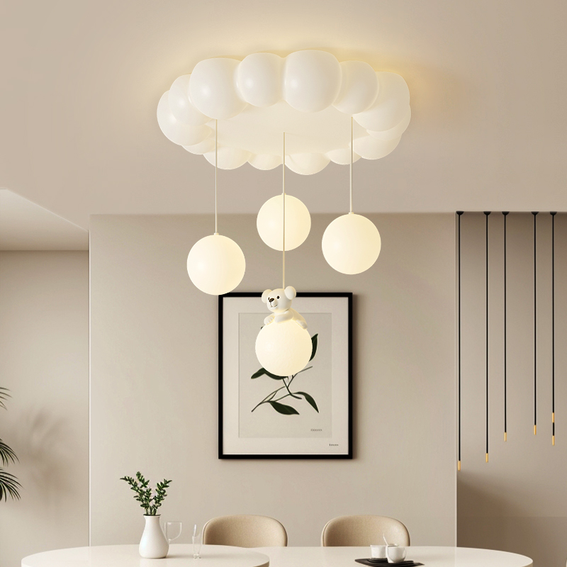 新款全光譜護眼臥室吸頂燈奶油風主臥燈溫馨浪漫男孩女孩兒童房燈